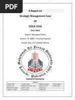 Download 13886348 Coca Cola Report on Strategic Management Case 2007 by Muhamad Abdullah SN57117605 doc pdf