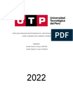 Teoria de Lenguajes de Programacion y Metodos de Traduccion