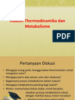Hukum Thermodinamika Dan Metabolisme