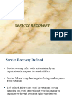 Service Recovery Strategies