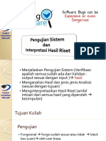 Kuliah 13 - Pengujian Dan Interpretasi Hasil Riset