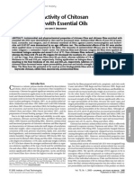 Antimicrobial Activity of Chitosan Film Enriched With Essential Oil