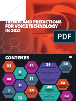 Trends and Predictions For Voice Technology IN 2021: Industry Report