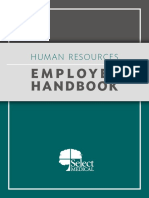 Emp Loyee Handbook: Human Resources