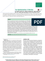 Geriatric Preoperative Optimization: A Review