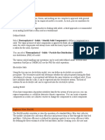 CHEMCAD Solids Modeling: Define, Electrolytes, Analog