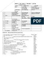 Family Words 2 of Unit 1 - Grade 7 (19-20) : (Compiled by HCL) No Verb Noun Adjective Adverb