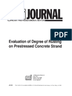 PCI Journal - Evaluation of Degree of Rusting On Prestressed Concrete Strand