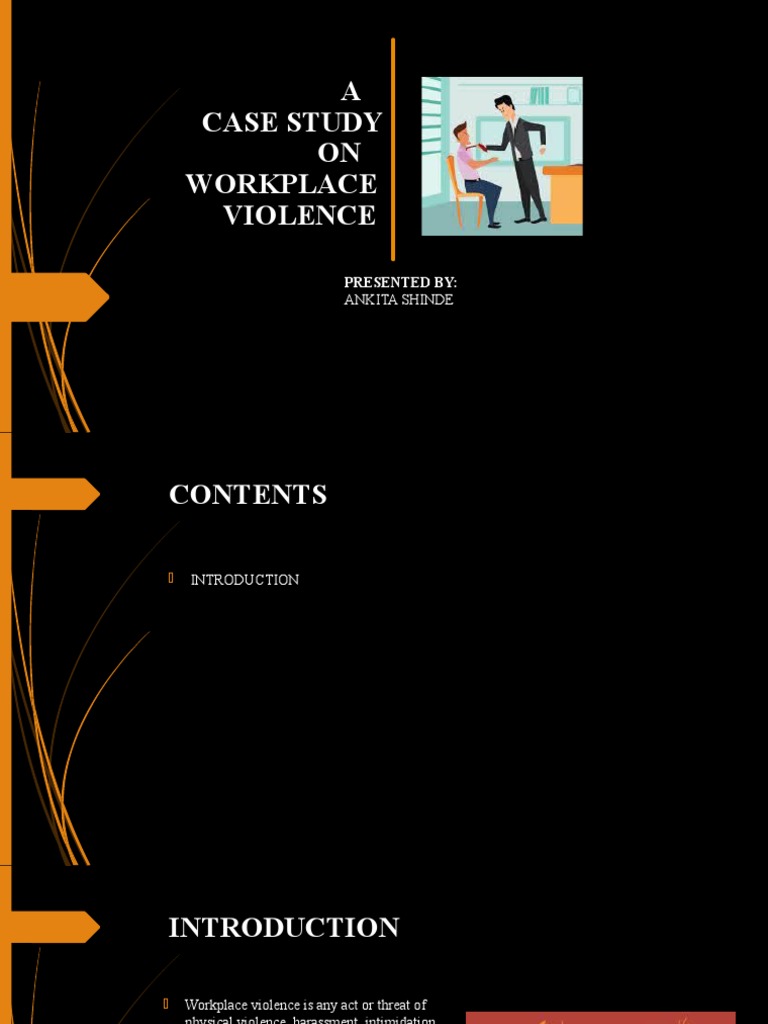 A Case Study On Workplace Violence | PDF