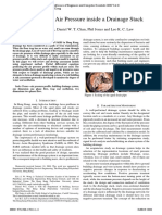 Assessment of Air Pressure Inside A Drainage Stack