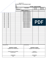 Inventory Custodian Slip