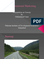 International Marketing: Presentation On Norway by Muhammad Umar