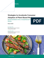 Strategies To Accelerate Consumer Adoption of Plant-Based Meat