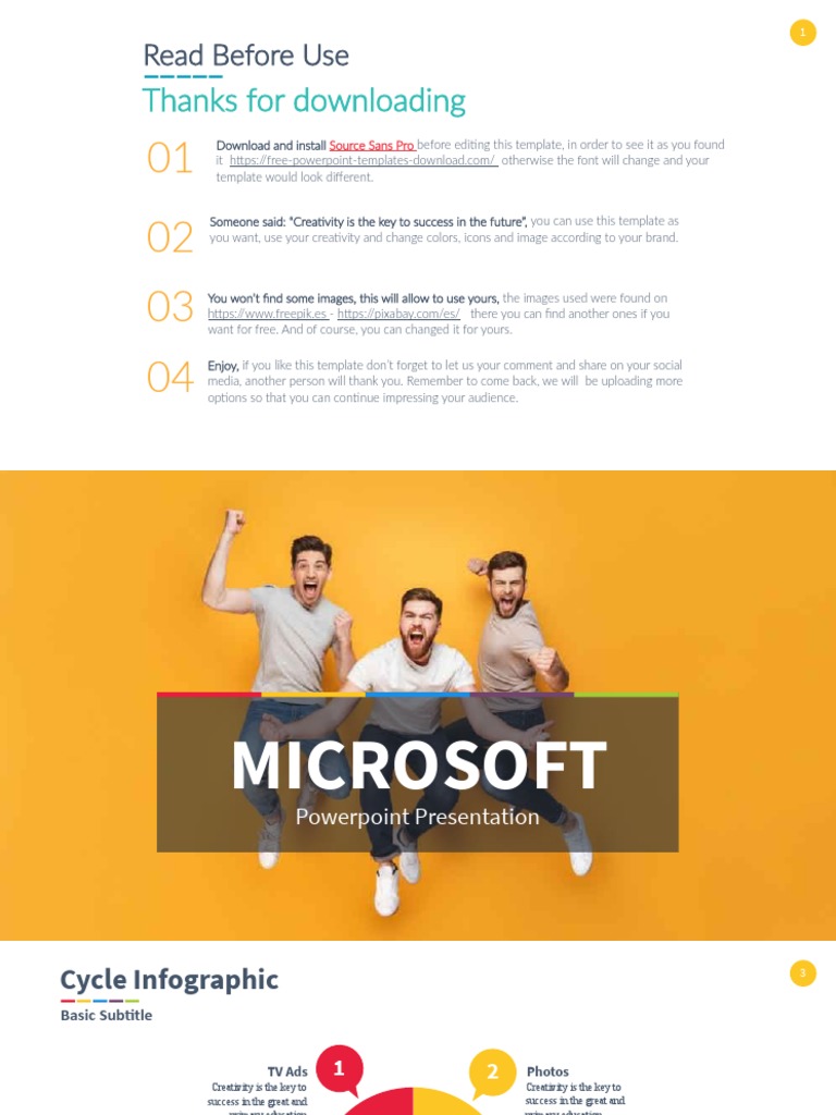 Creative Education PowerPoint Template | PDF | Random Access Memory ...