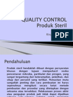 Quality Control Produk Steril