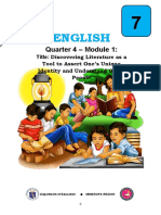 English: Quarter 4 - Module 1