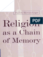 Daniele Hervieu-Leger - Danièle Hervieu-Léger - Religion As A Chain of Memory (2000)