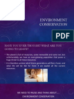 Environment Conservation
