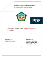 PROJECT FILE REPORt