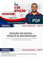 Redação Sob Medida - Técnicas de Argumentação - Diogo Alves