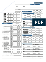Starfinder Ficha de Personagem PDF Free