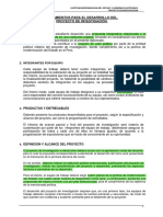 4 Lineamientos para El Desarrollo Del Proyecto de Investigación Resaltado