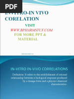 In Vitro in Vivo Correlation 4