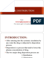 Drug Distribution: Visit For More Ppt's & Material