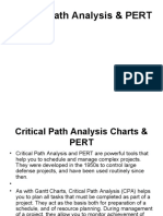 Critical Path Analysis & PERT