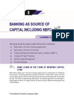 Banking As Source of Capital Including NBFCS: Learning Outcomes