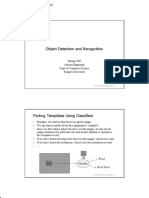 Object Detection and Recognition: CS 534 Spring 2005: A. Elgammal Rutgers University