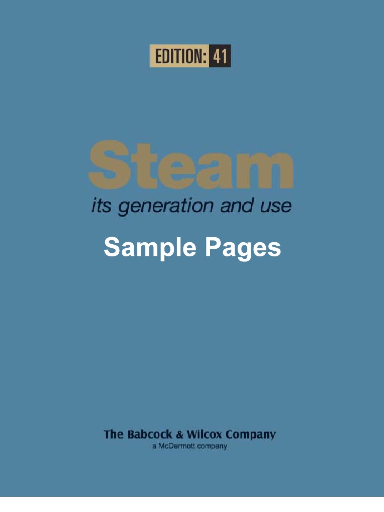 Steam - Its Generation and Use | PDF | Boiler | Fossil Fuel Power Station