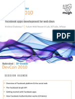 Devcon 2010: Facebook Apps Development For Web Devs