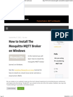 How To Install The Mosquitto MQTT Broker - Windows and Linux