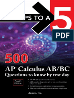 Inc. Anaxos - 5 Steps To A 5 - 500 AP Calculus AB - BC Questions To Know by Test Day, Fourth Edition (Mcgraw Hill's 5 Steps To A 5) - McGraw Hill (2022)