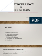 Cryptocurrency & Blockchain: Presented By: Harsh Vardhan Rao