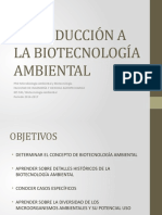 1.1 Introducción A La Biotecnología Ambiental