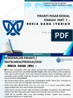 Piranti Pasar Modal Syariah Reksa Dana Syariah