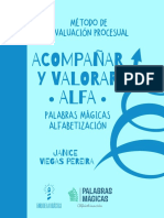 Método de evaluación procesual para alfabetización