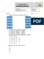 Taller Evaluativo de Matematica