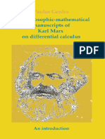 GERDES, Paulus. The Philosophical-Mathematical Manuscripts of Karl Marx On Differential Calculus