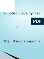 Mrs. Marjorie Begornia