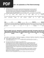 Download Thin Client Concepts - An Explanation on Thin Client Technology by Sekhar Kethavarapu SN57126134 doc pdf