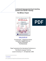 Developing network-based language learning & teaching in Education and Teacher Training