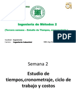 Sem 3 - Cronometraje - Ciclo Trabajo - Costos - Taller