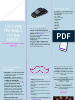 Lyft Swe Technical Phone Screen