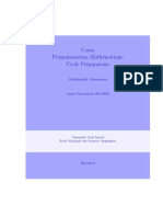 Chapitres 1 et 2  Programmation Mathématique