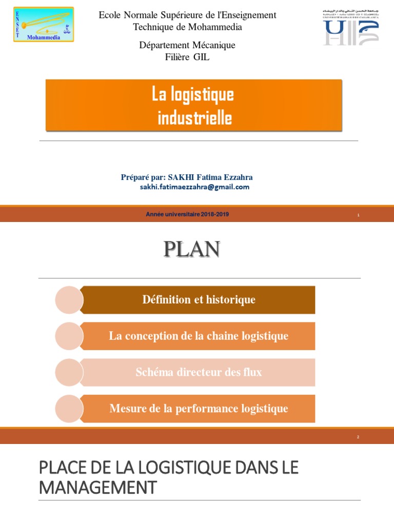 Comment Analyser Un Schéma Logistique Pour En Retirer Les Leviers Cours Gil SDL | PDF | Logistique | Business