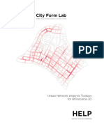 Urban Network Analysis Toolbox For Rhinoceros 3D: Version 5.10.10.3 R5RS10
