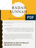 Ibadah Sunnah